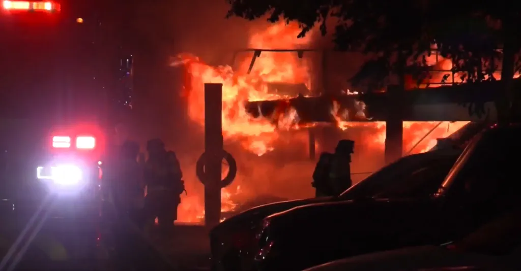 Yacht rented by Metro Boomin bursts into flames outside Miami strip club