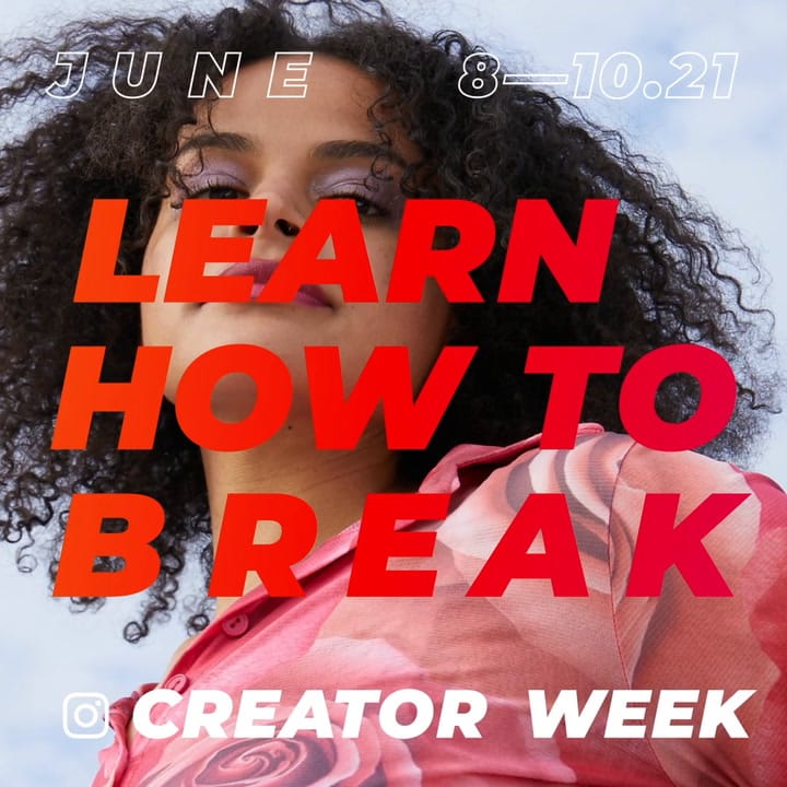 Instagram creator week
