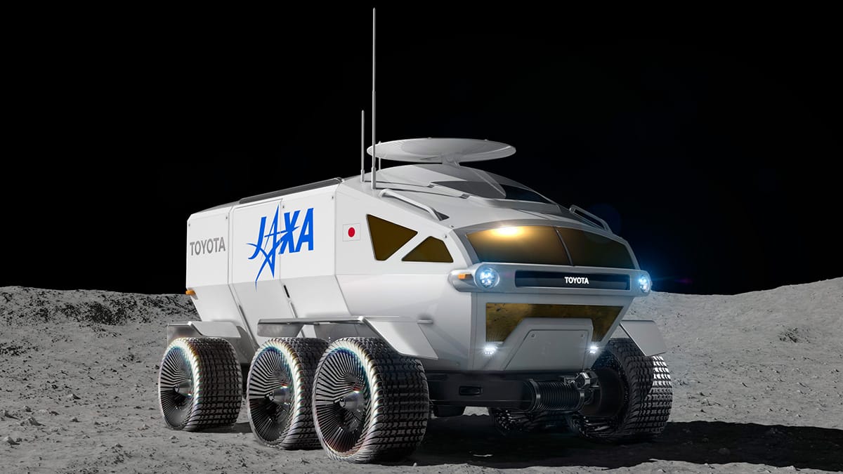 Toyota is heading to the moon with robotic arms and cruiser