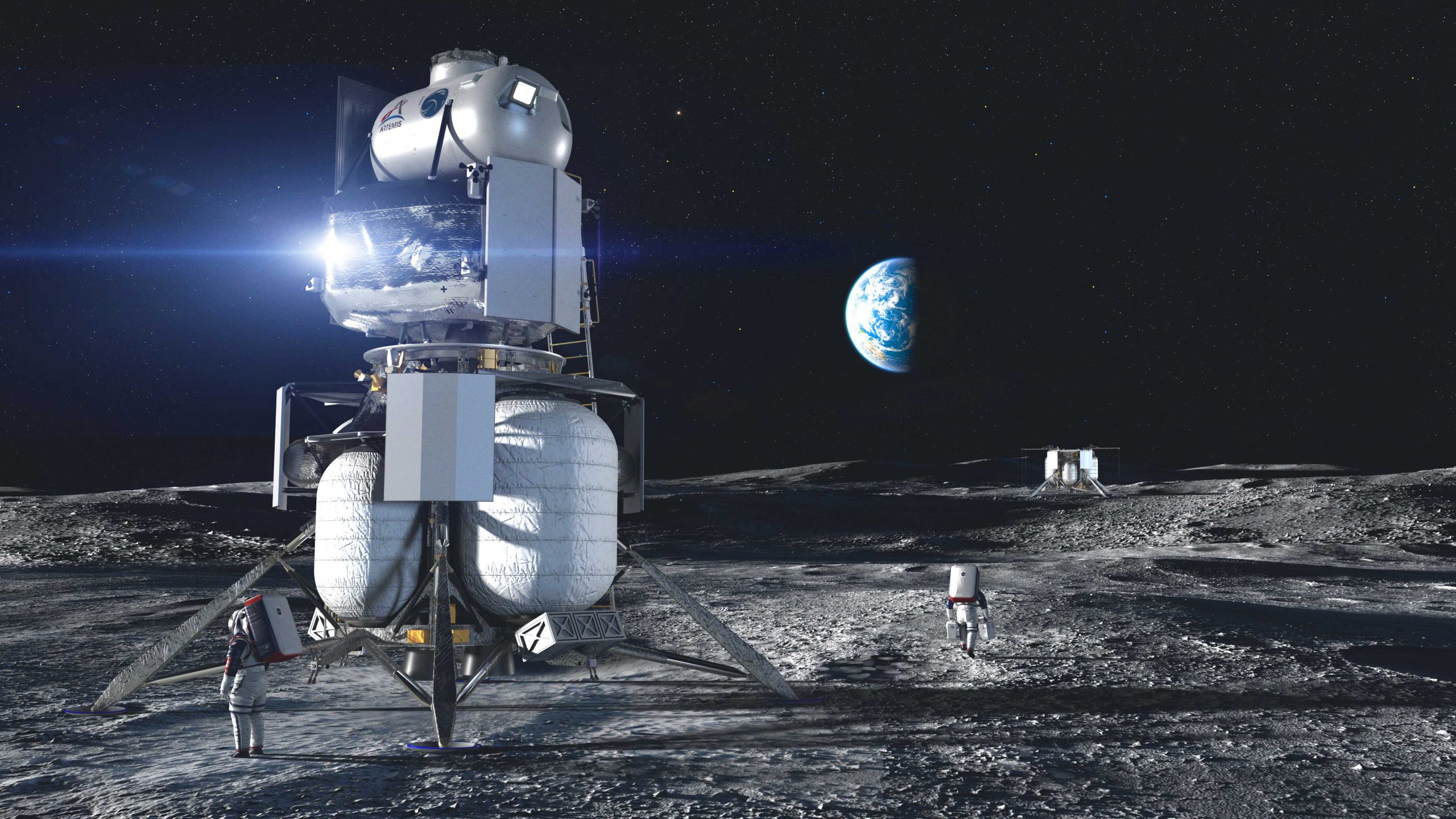 bezos offers astronaut lunar lander contract