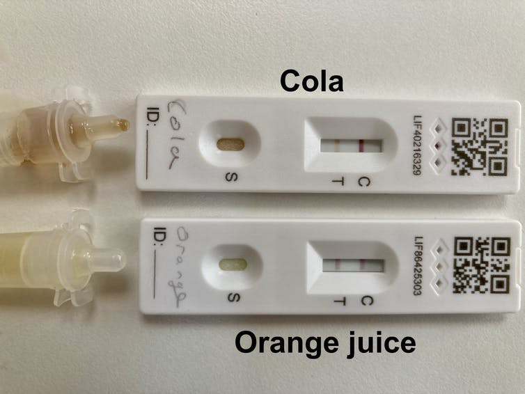 Fake COVID-19 test