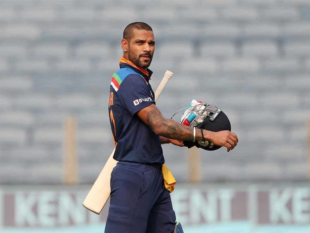 Shikhar Dhawan during Ind vs SL first ODI