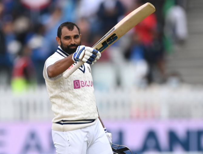 Shami batting