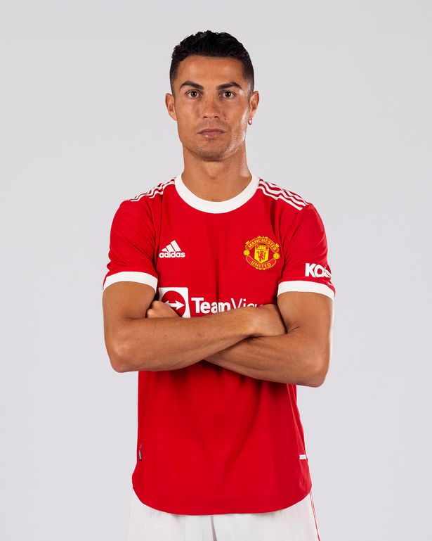 Cristiano Ronaldo pictured in Man Utd kit for first time since his return