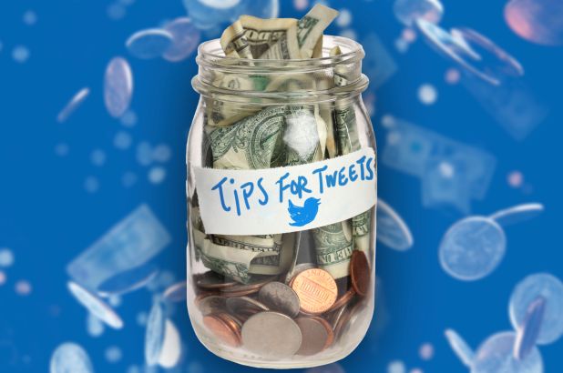 Twitter tip jar