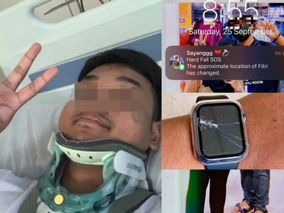 Apple watch saves singapore biker