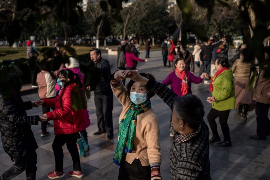 China Granny dancing gang