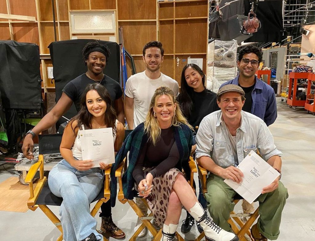 Hilary-Duff-Shares-1st-Photo-How-I-Met-Your-Father-Cast-Set-Promo