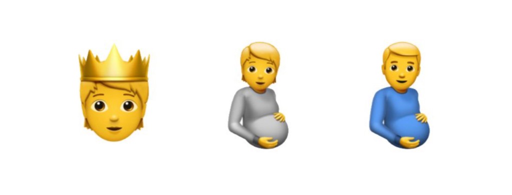 Pregnent man emoji