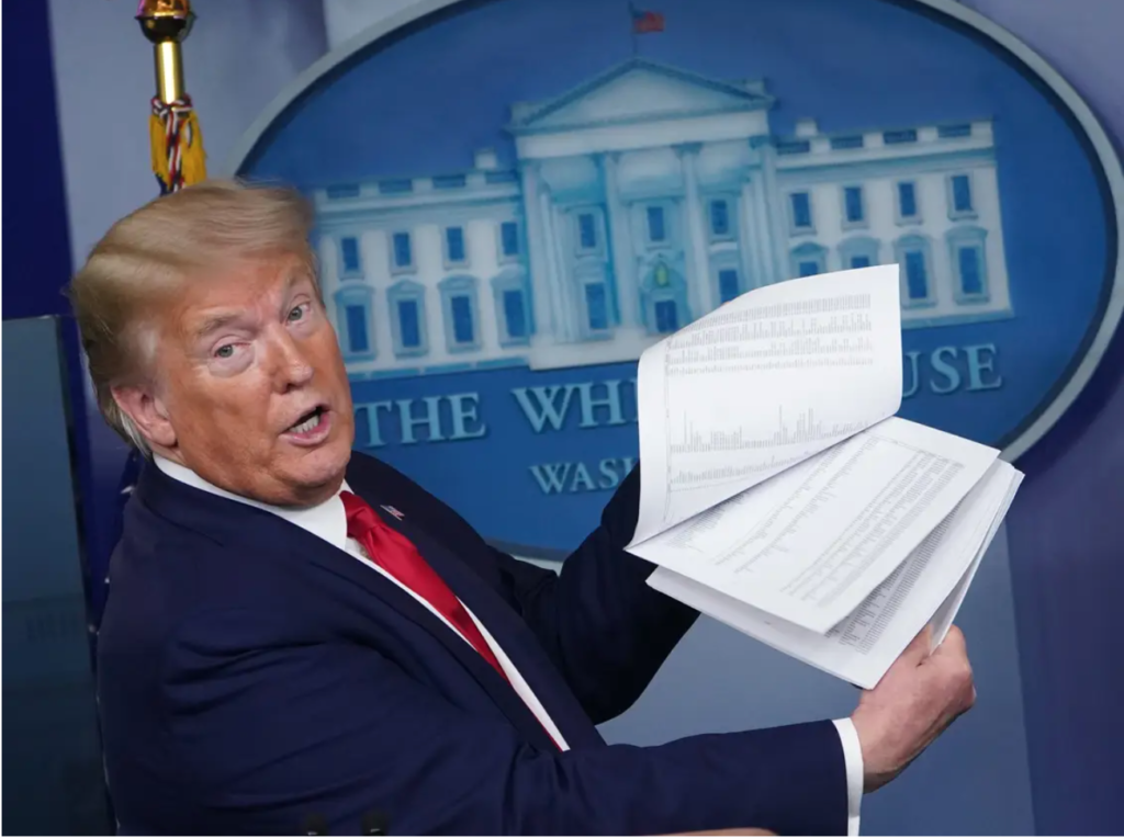 Trump blocked a toilet by flushing wads of printed paper down it: White House staffers