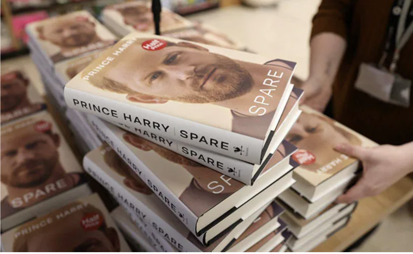 Prince Harry's memoir goes on sale, the most anticipated Royal book