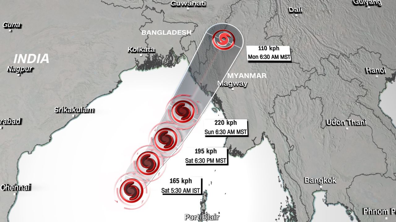 Cyclone Mocha Intensifying In The Bay Of Bengal, On Its Way To Largest ...