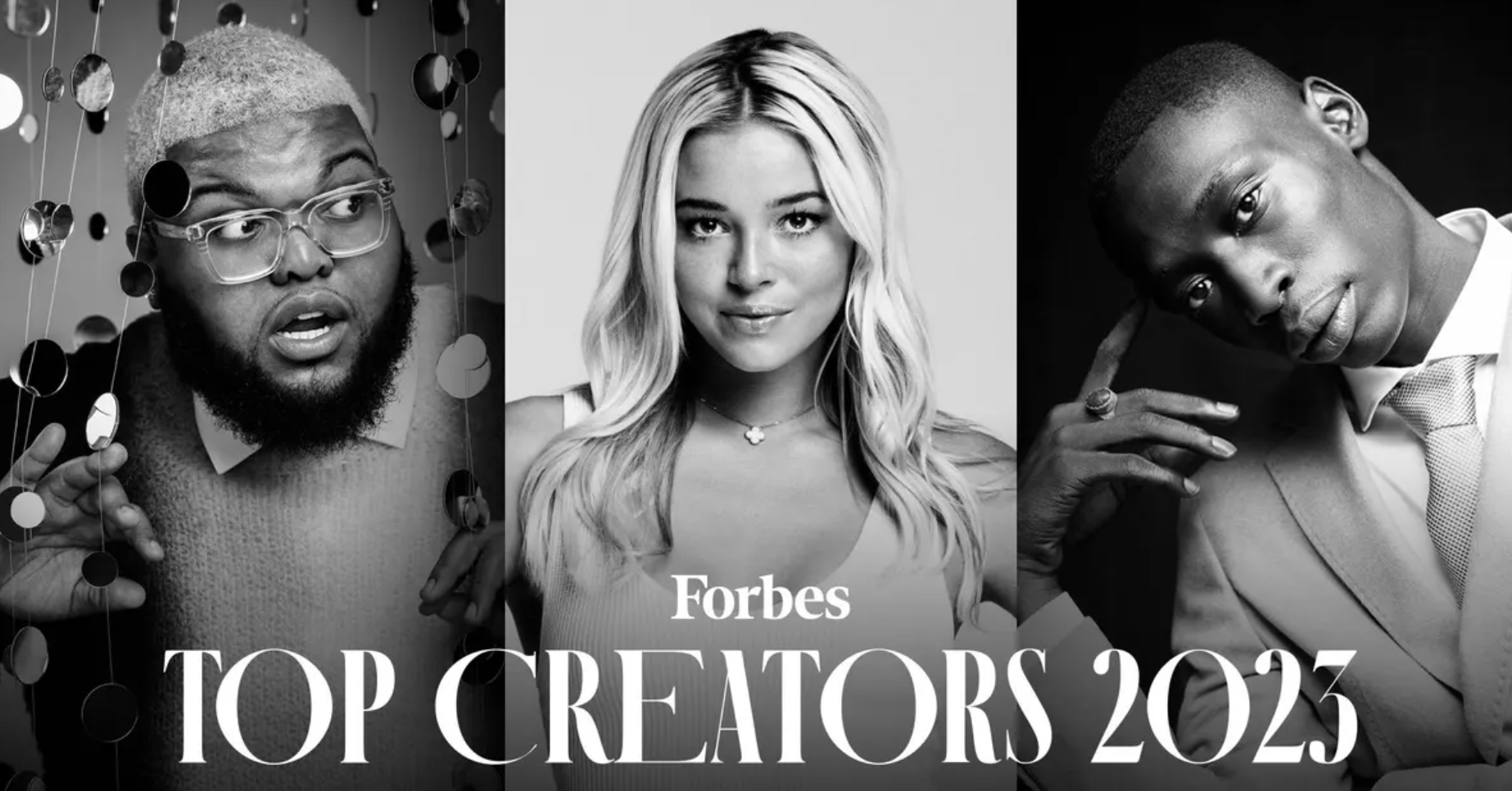 Who are the world's top ten content creators according to Forbes