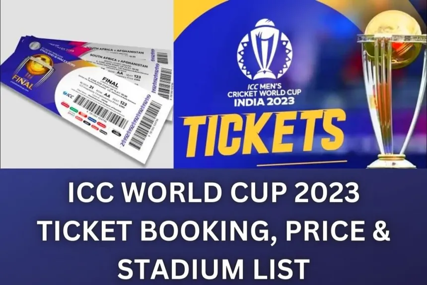 ICC World Cup 2023 Finals How to book and buy India's November 19