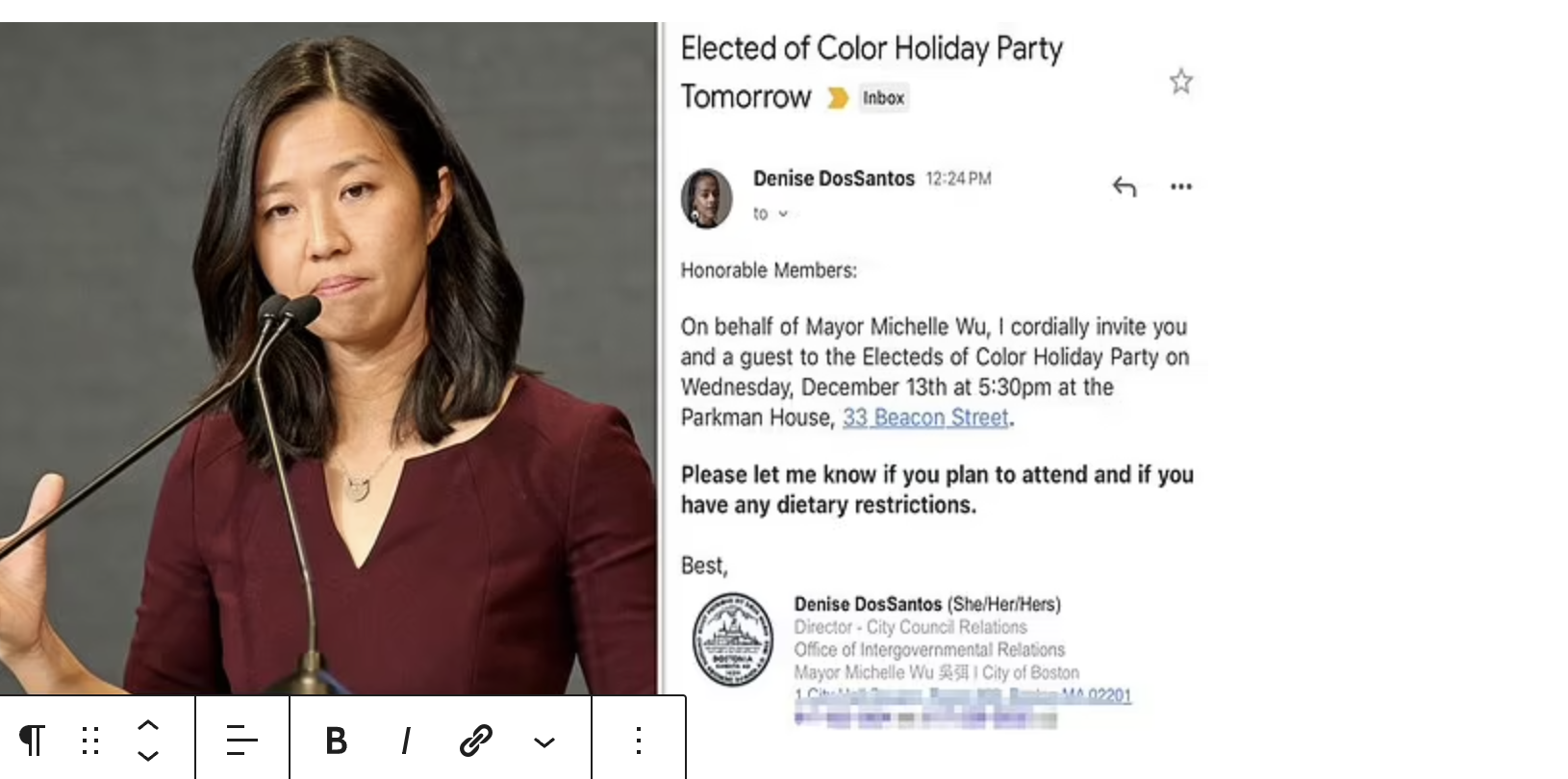 Boston mayor in hot water over 'electeds of color' Christmas party