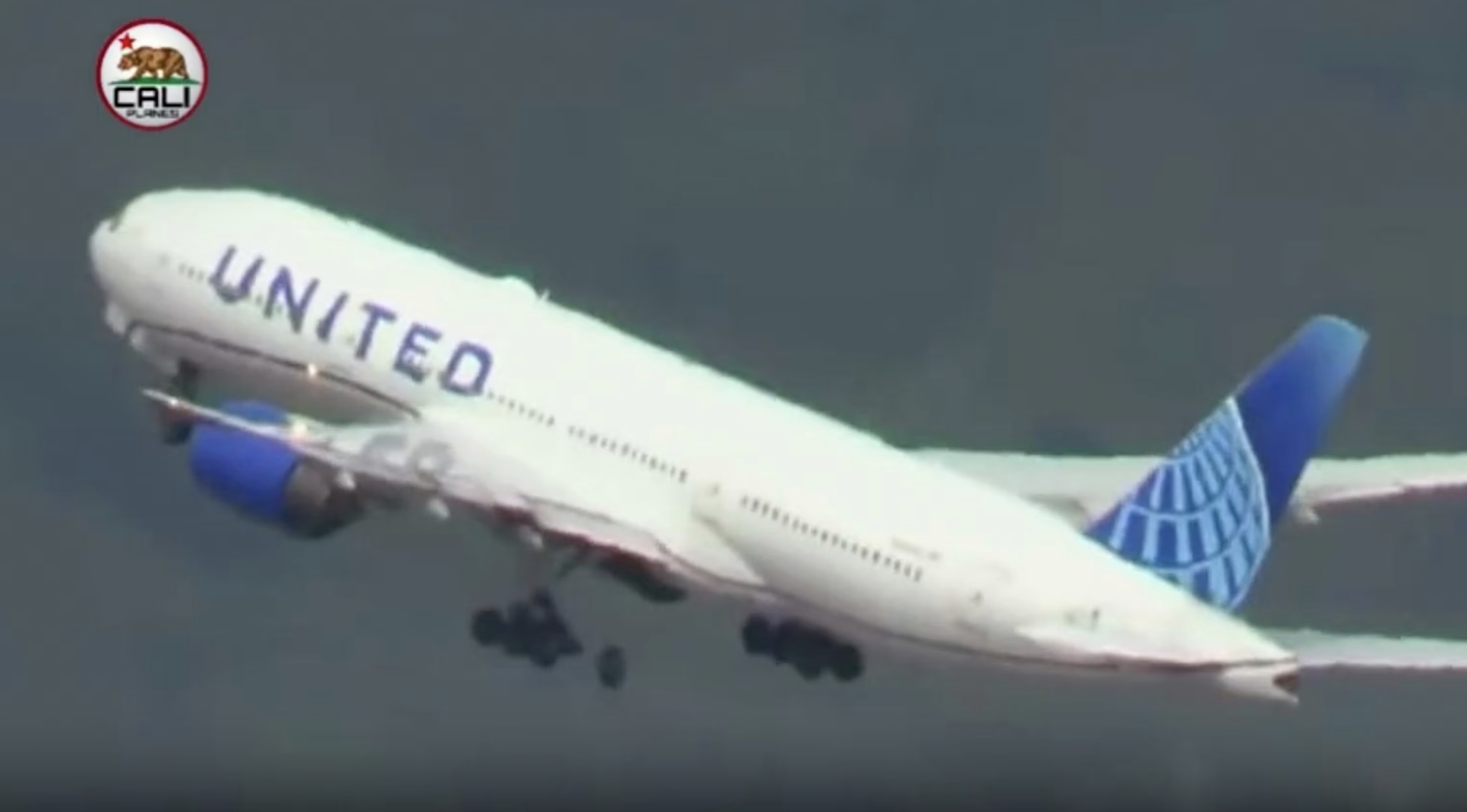 Watch: United Airlines Boeing 777 loses tire while taking off from San ...