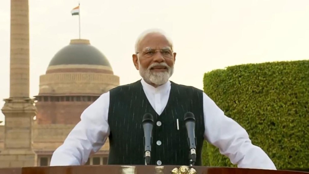 Modi 3.0: Narendra Modi sworn in as Indian Prime Minister with 72 ministers in new coalition government