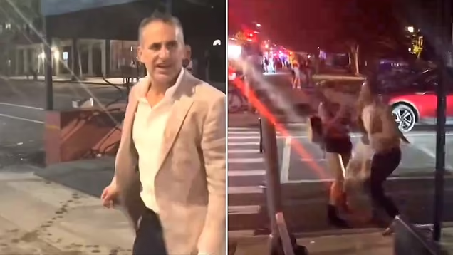 Watch: Millionaire banker punches woman in the face in New York