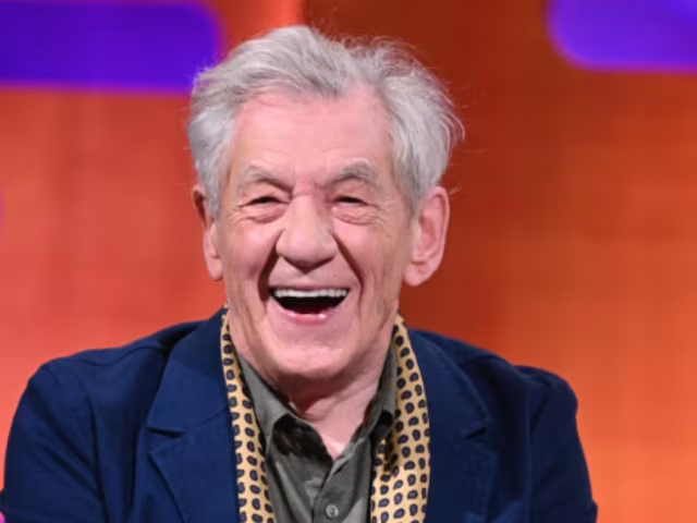 Veteran actor Ian McKellen hospitalized after falling off stage during a performance