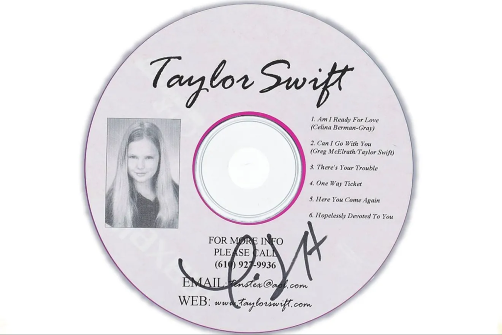 Rare childhood Taylor Swift CD fetches $12k at auction