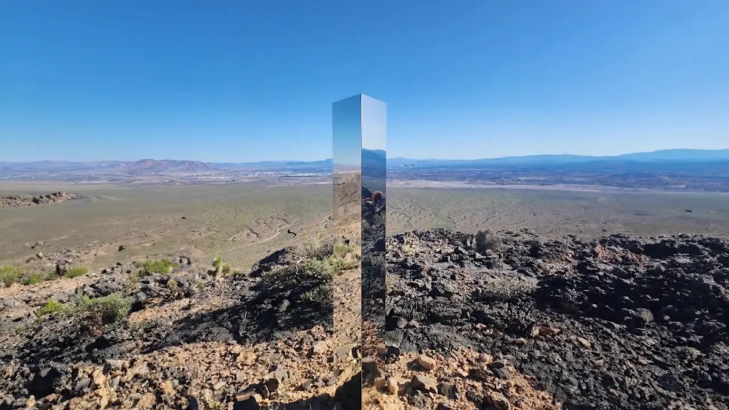 Las Vegas police remove mysterious monolith amid public safety concerns