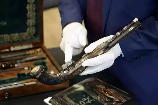 Napoleon's pistols, meant for his suicide, fetch $1.8 million at French auction