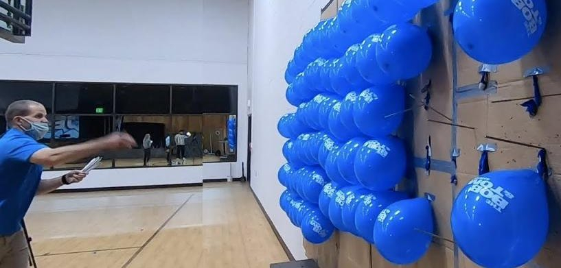 Watch: Idaho man throws chopsticks to burst  balloons, sets his 180th world record