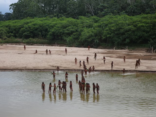 Rare images of uncontacted Mashco Piro tribe emerge amid logging concerns