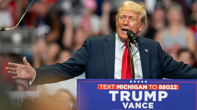 Michigan: 'Took a bullet for democracy', Trump declares at first rally post-assassination attempt