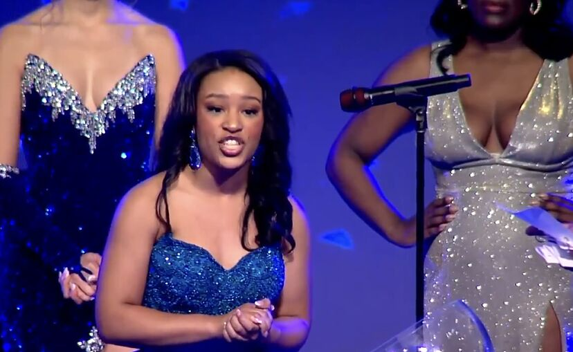 Watch: Miss Kansas calls out her abuser sitting in the audience during beauty pageant