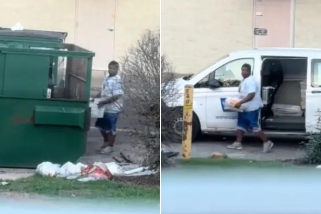 Tennessee: Postal worker caught on viral TikTok allegedly dumping boxes of mail into dumpster