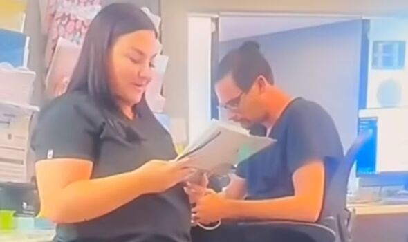 Tennessee: Dental office staff caught on video mocking cancer patient's journal | Watch