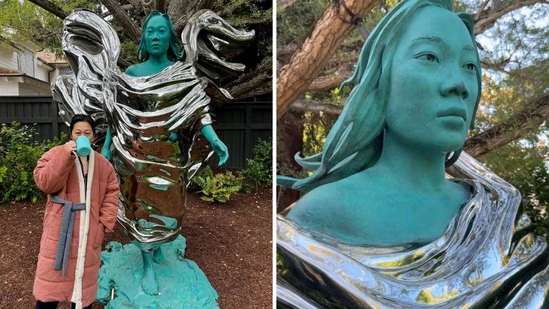 Mark Zuckerberg erects grand Roman-style statue of wife in garden, internet hails it as 'couple goals'