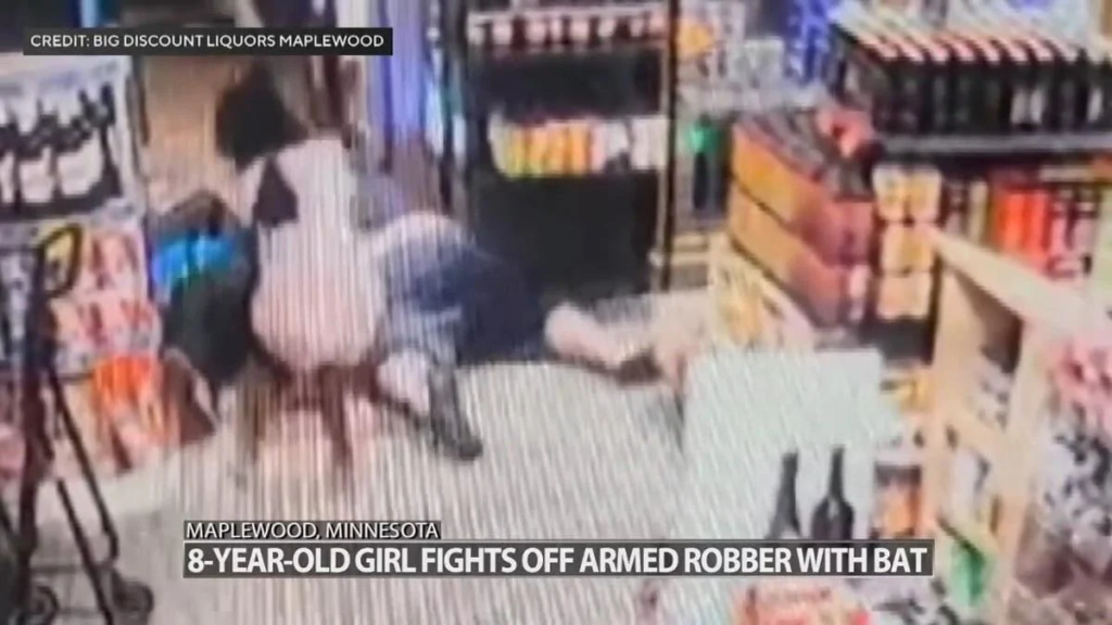 Minnesota: 8-year-old girl fights off armed robber with baseball bat | Watch