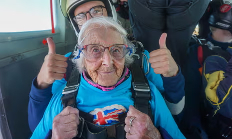 Watch: Britain's 102-year-old woman becomes country's oldest skydiver with birthday jump