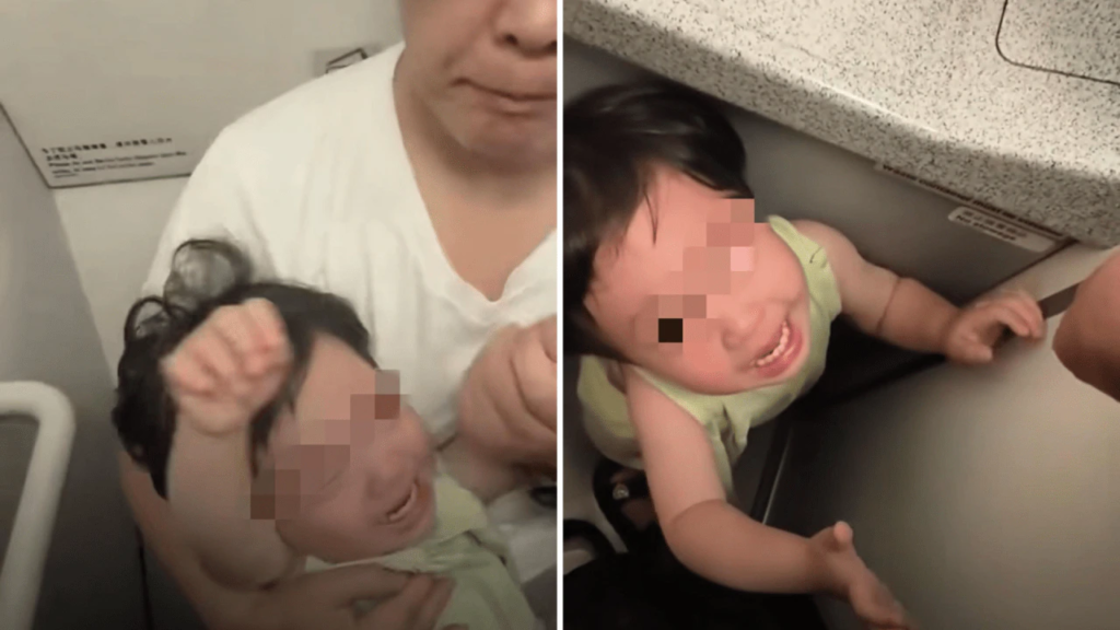 China: Passengers lock toddler in plane’s toilet to stop her from crying