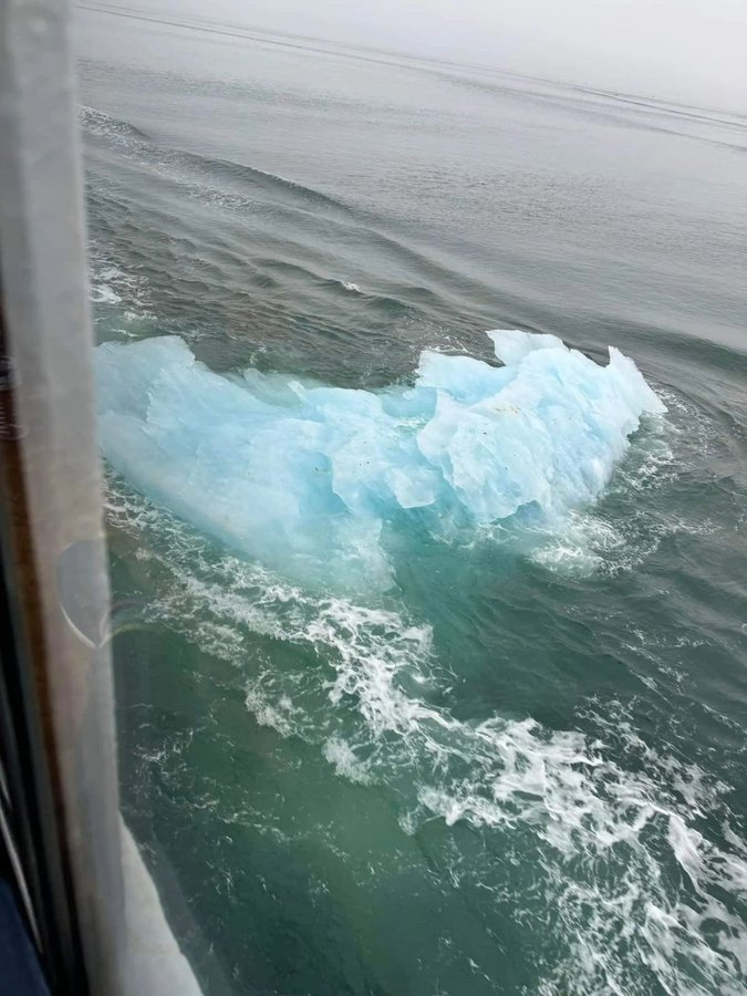 "Titanic moment": Carnival cruise ship grazes iceberg in Alaska without damage