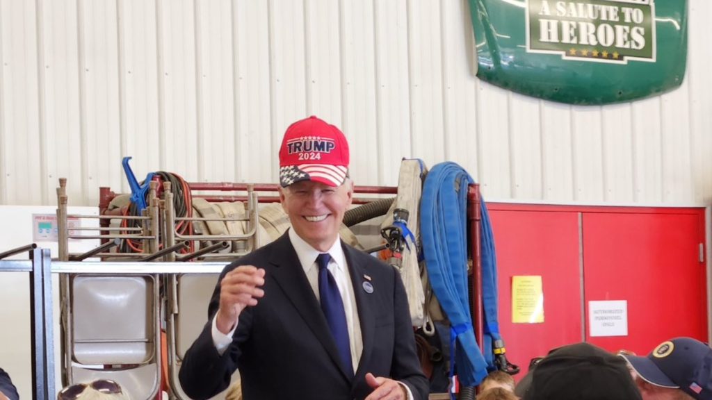 Watch: Biden sports Trump hat at 9/11 event, White House calls it a show of unity