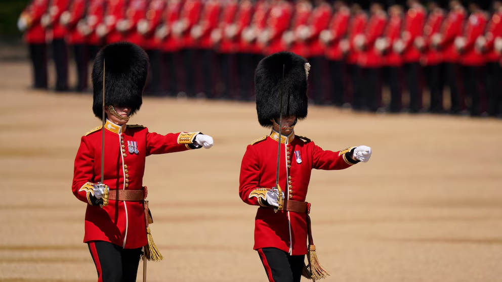 Buckingham Palace guard's distinctive bearskin caps under fire by animal rights group—Here's why