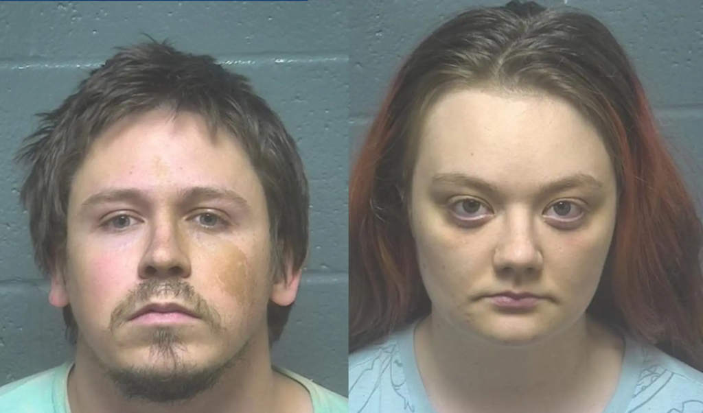 Oklahoma couple arrested after children found covered in feces in ‘disgusting’ home