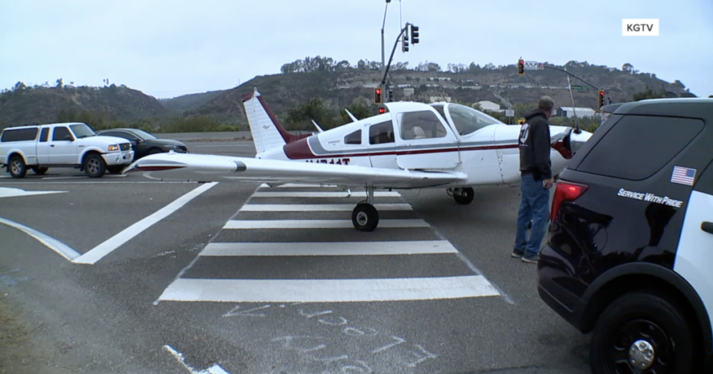 Pilot, passenger arrested on drug charges after emergency plane landing on California highway