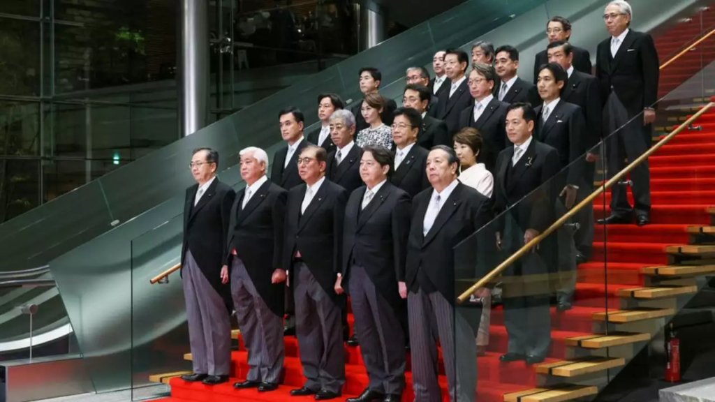 Japan's government admits to doctoring cabinet photo to make ministers appear more polished