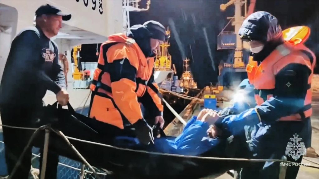 Russian sailor rescued alive after 10 weeks adrift in sea off Siberian coast