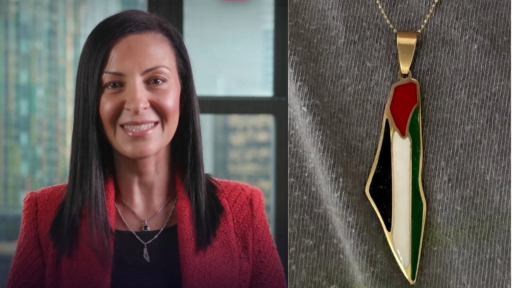 Amazon executive faces backlash for wearing controversial necklace in company video