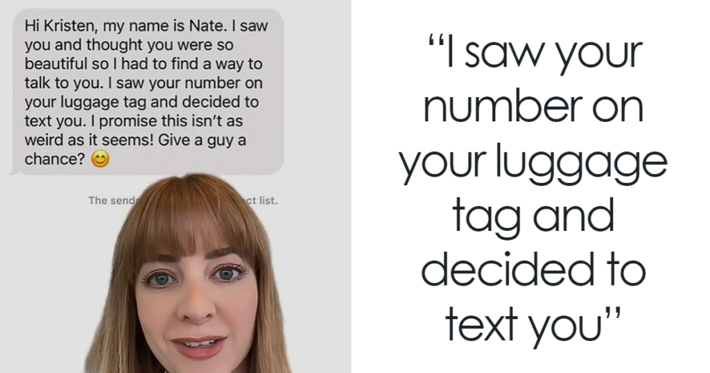 Texas Woman receives "creepiest" text at airport after man spotted her phone number on luggage tag