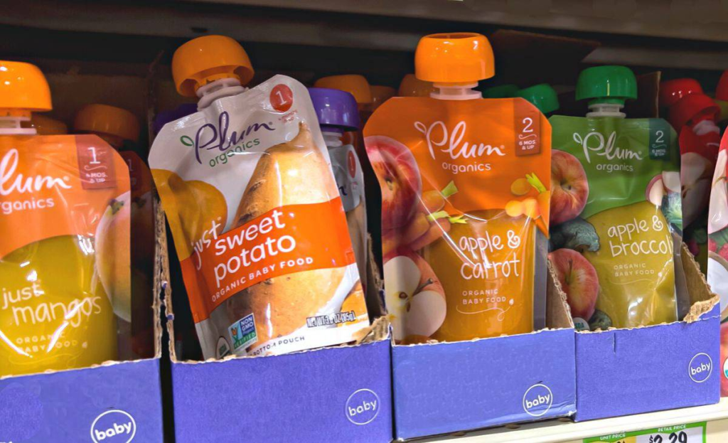 900% surge in baby food pouches fuels debate over nutrition and child development