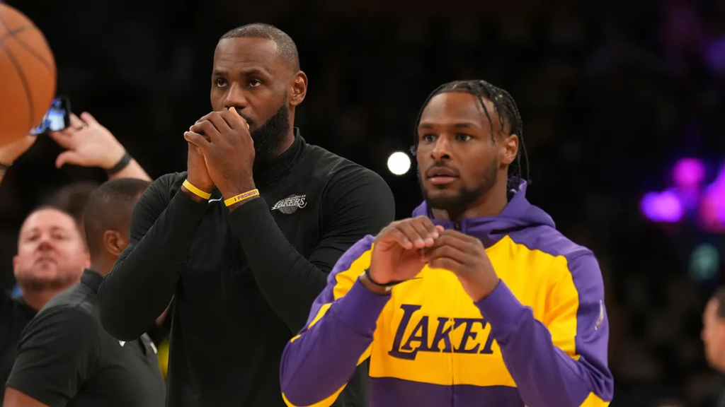 Historic night in NBA: LeBron and Bronny James make league history as first father-son teammates