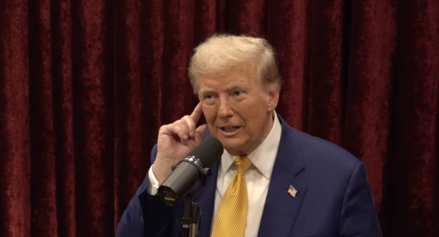 Watch: Donald Trump reveals scar from the assassination attempt in Pennsylvania on Joe Rogan podcast