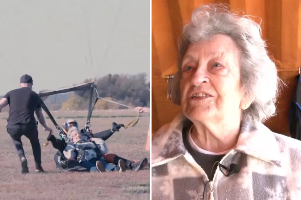 Missouri woman celebrates 90th birthday by skydiving: ‘It was just wonderful’