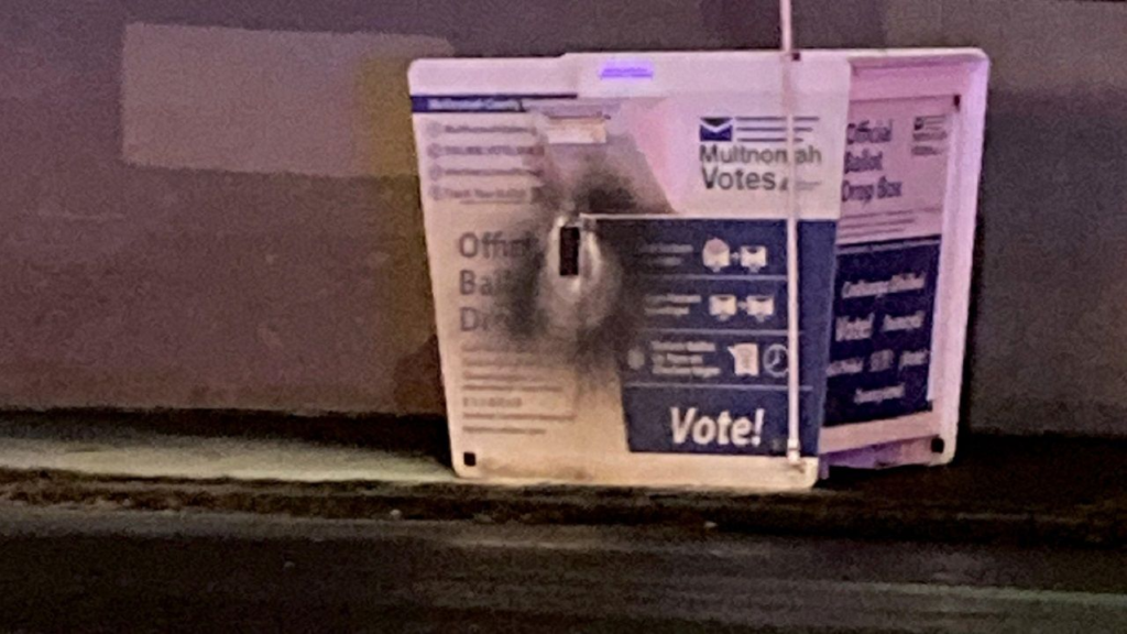 Ballot box fires in Oregon and Washington linked by mysterious vehicle, prompt FBI investigation